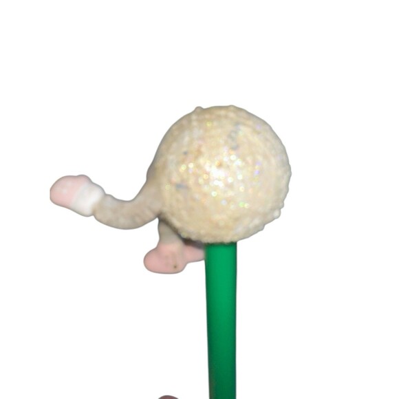 Vintage Snowball Shelf Sitter Figurine Noggins Anthropomorphic Christmas - Picture 10 of 13